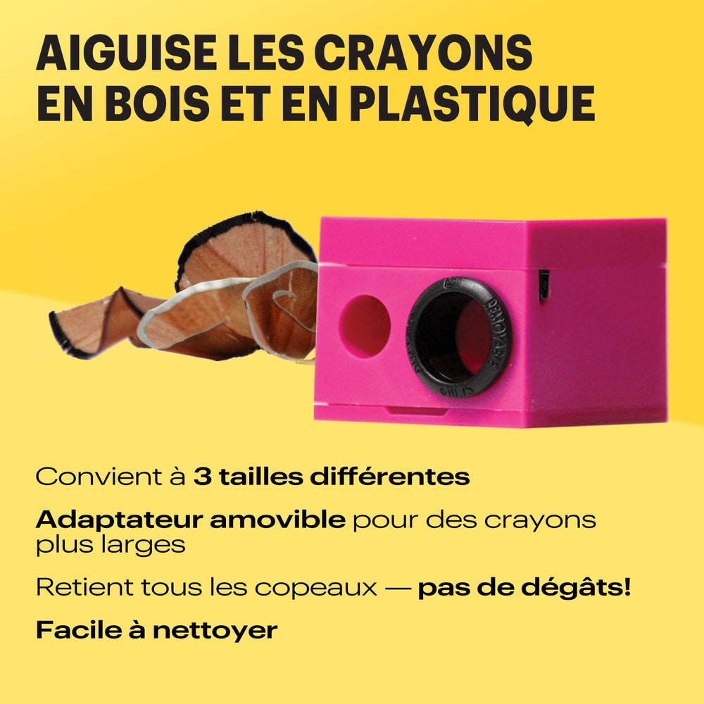 Taille-crayon 3 en 1