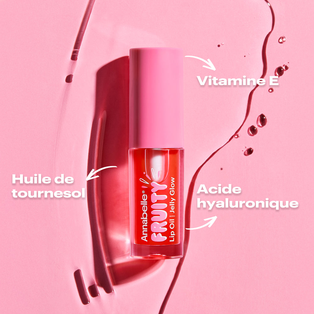 Huile à lèvres fruitée